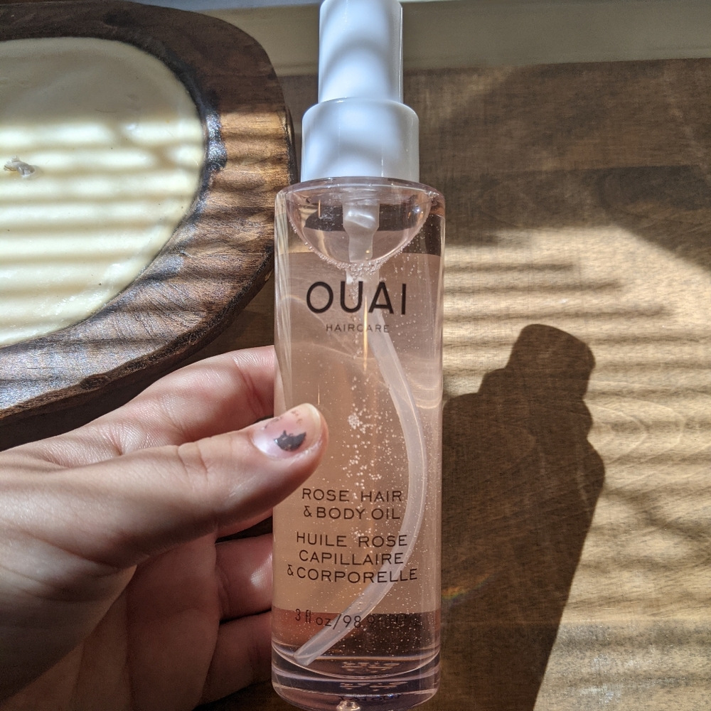Ouai haircare rose hair and body oil